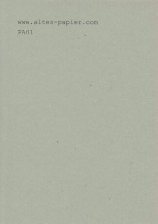 altes graugrünes Durchschlagpapier A4 Blatt PA01