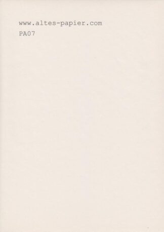 vergilbtes IEK Papier A4 Blatt PA07c